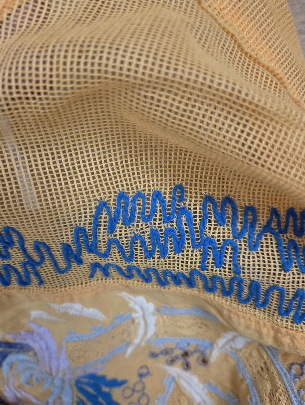Free People Love Letter Embroidered Poncho Top - Picture 8 of 14